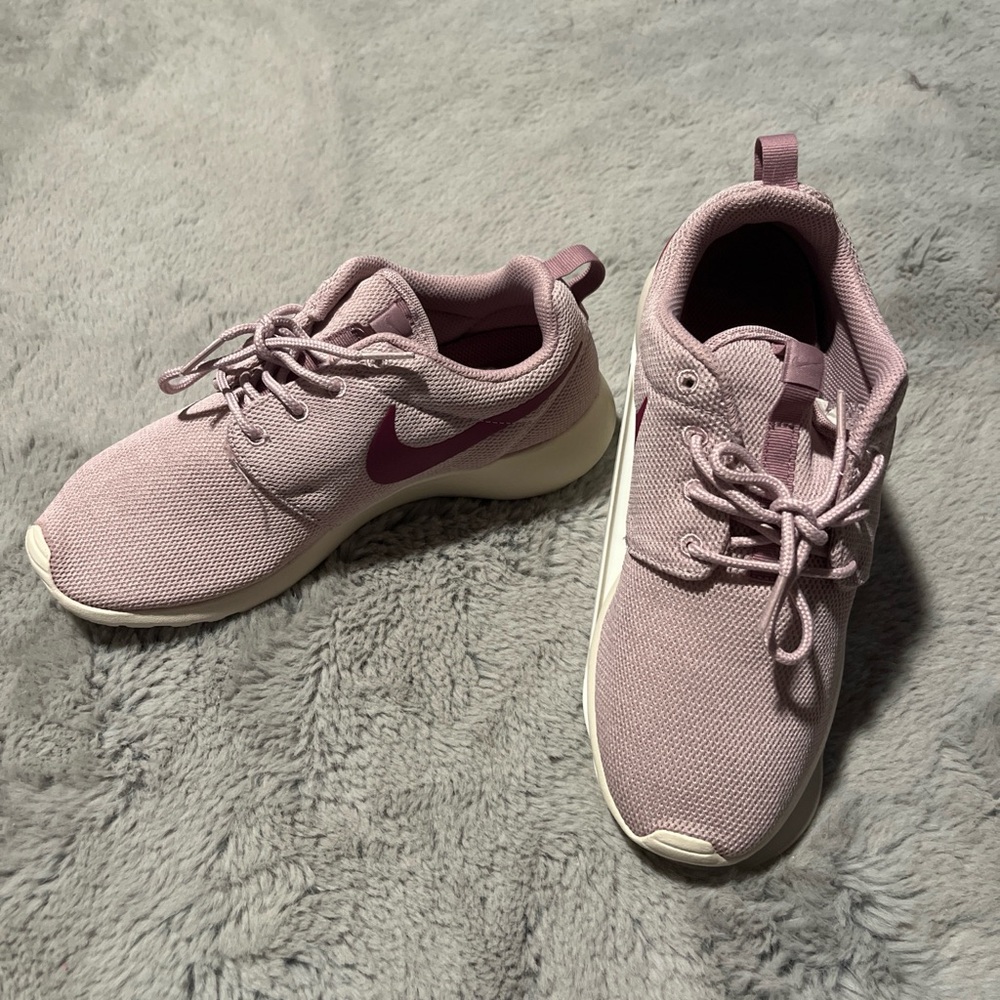 Nike Women's Running Sneakers - Mauve Pink with White Sole